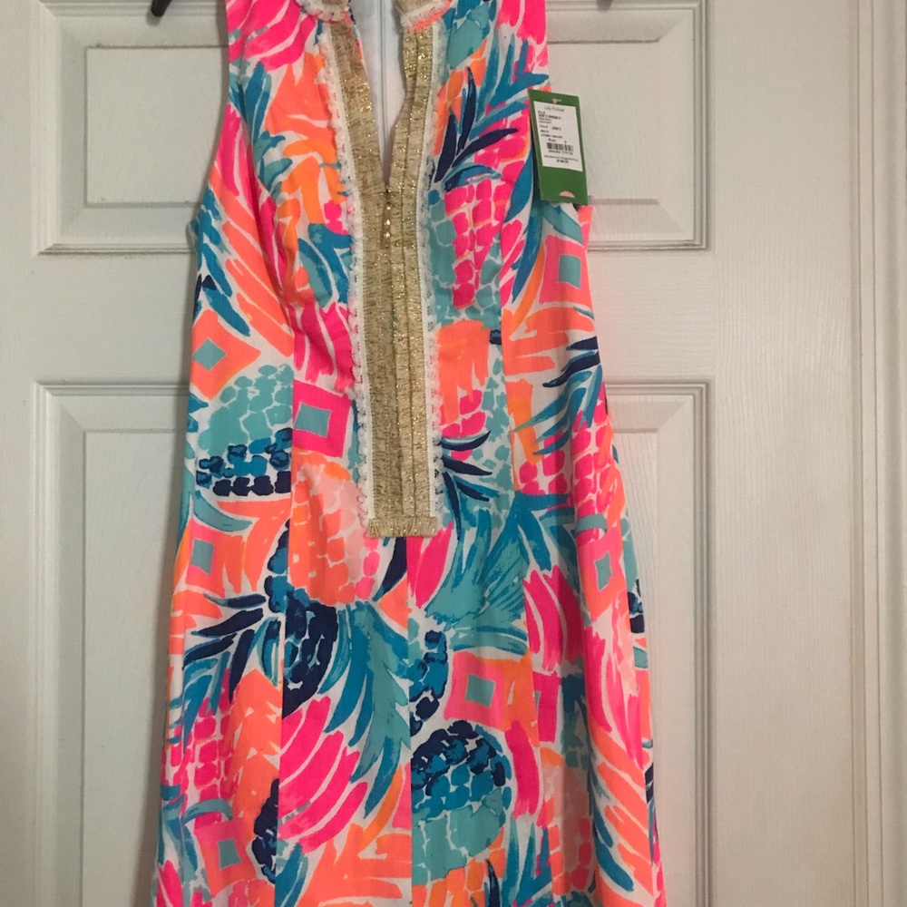 Lilly Pulitzer Goombay Pineapple Size 0 NWT